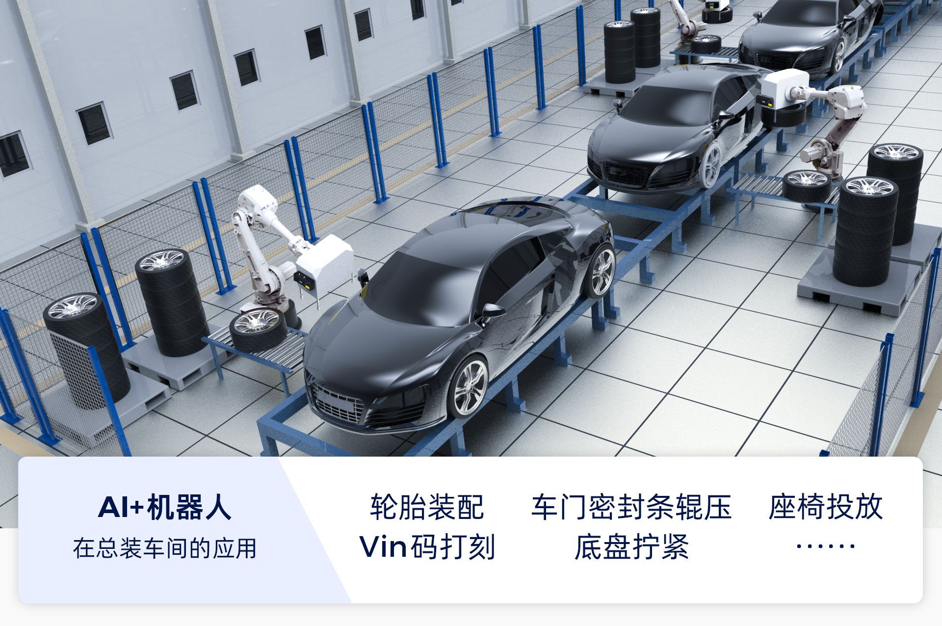 AI+機器人驅(qū)動汽車總裝智造升級,實現(xiàn)高精度、高效率、高柔性整車裝配 AI+機器人驅(qū)動汽車總裝智造升級,實現(xiàn)高精度、高效率、高柔性整車裝配