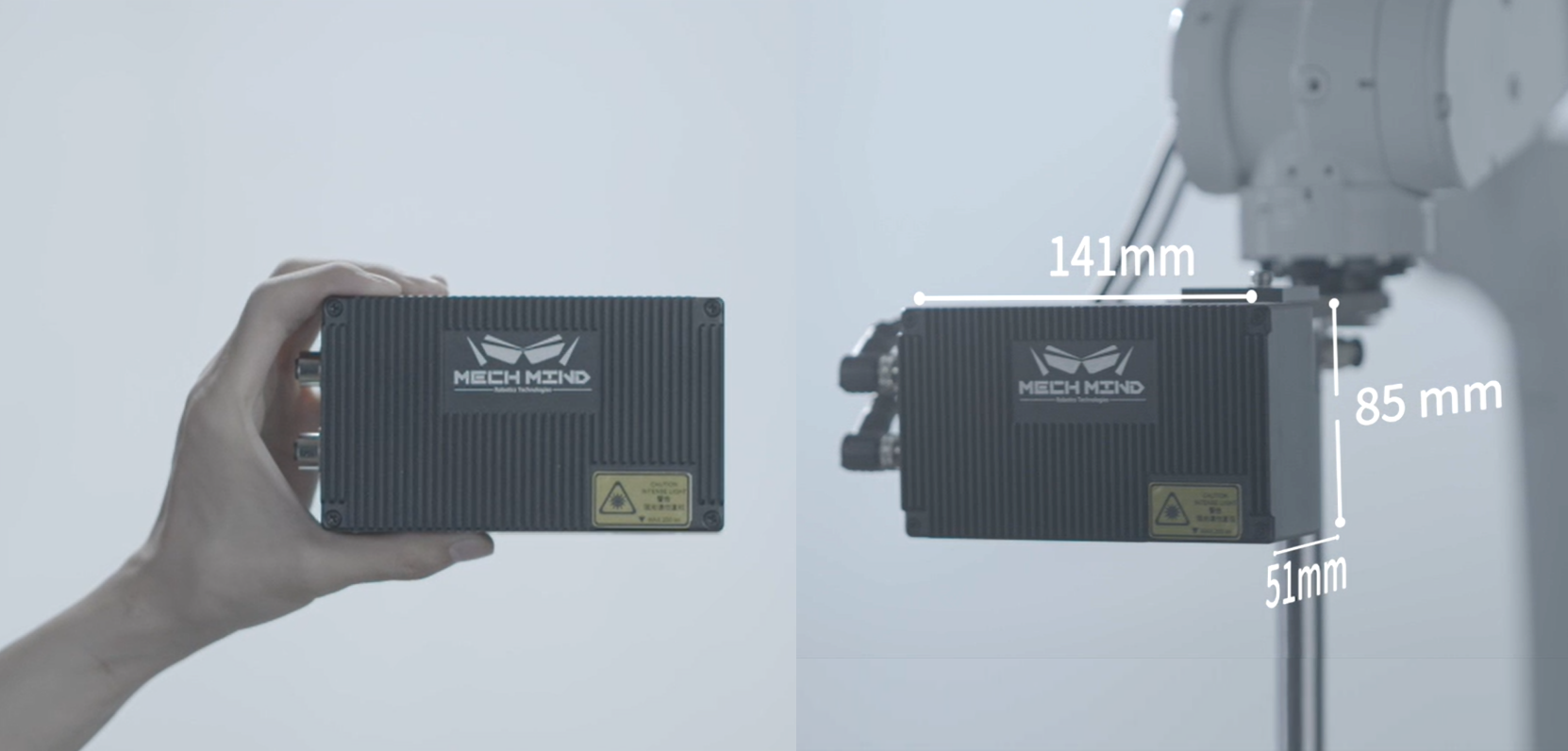 新升級Mech-Eye Nano工業(yè)級3D相機(jī)——超小體積、更高精度、更強(qiáng)工業(yè)防護(hù)