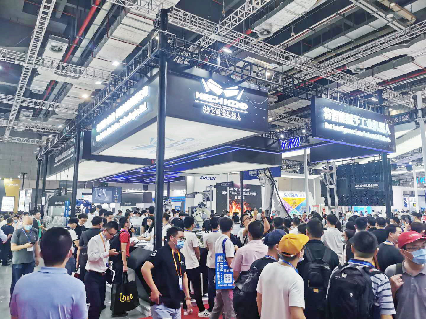 梅卡曼德工博會現場|3大新品、7大解決方案、10大合作展臺,奏響“智造”之聲 梅卡曼德工博會現場|3大新品、7大解決方案、10大合作展臺,奏響“智造”之聲