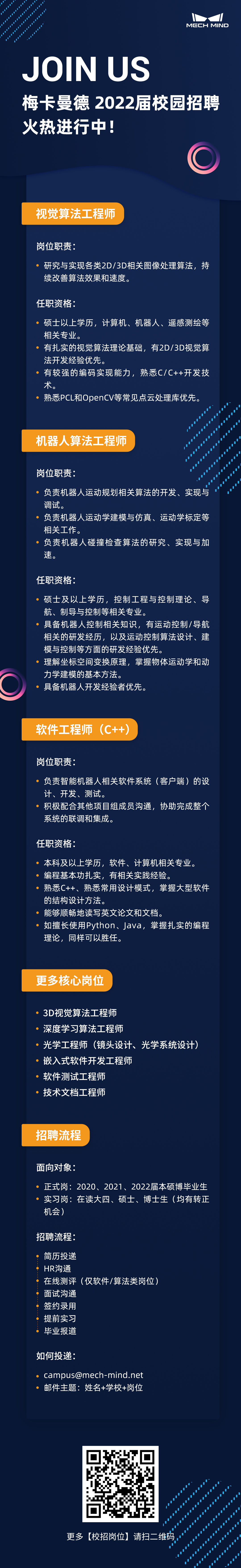 梅卡曼德2022校招 | 高速成長C輪獨角獸企業,邀你一起玩轉AI+機器人! 梅卡曼德2022校招 | 高速成長C輪獨角獸企業,邀你一起玩轉AI+機器人!