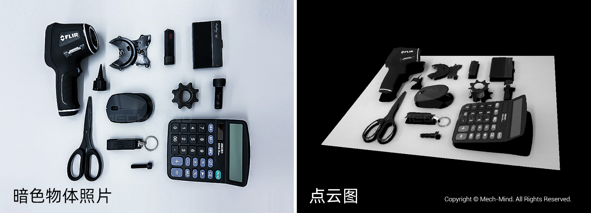 高精度結構光工業3D相機Mech-Eye PRO全面升級:可選藍光/白光版本,適合中距離應用 高精度結構光工業3D相機Mech-Eye PRO全面升級:可選藍光/白光版本,適合中距離應用